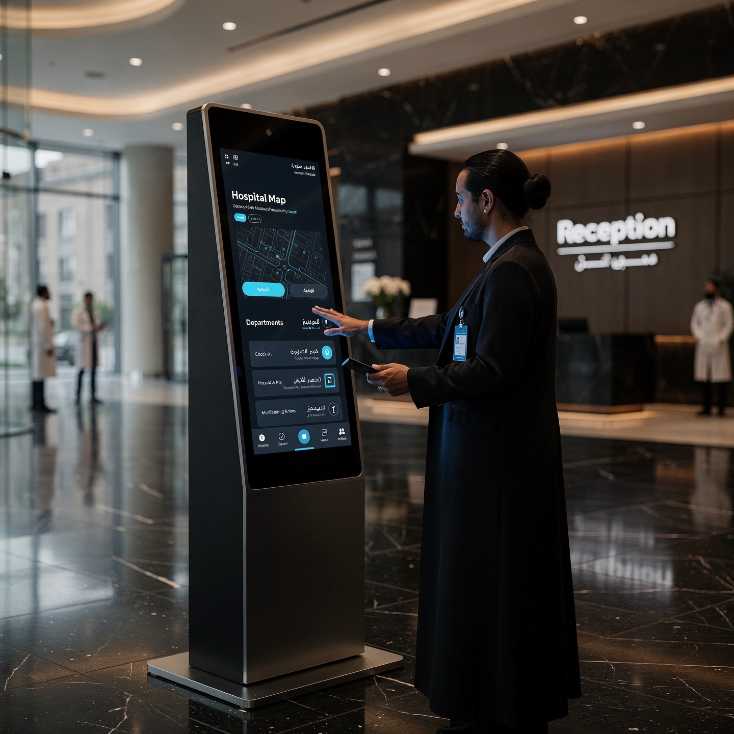 Healthcare Facilities & Hospitals — Abuzz wayfinding solution